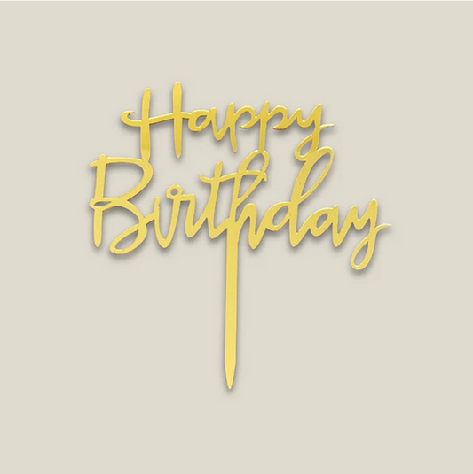TOPPER HAPPY BIRTHDAY