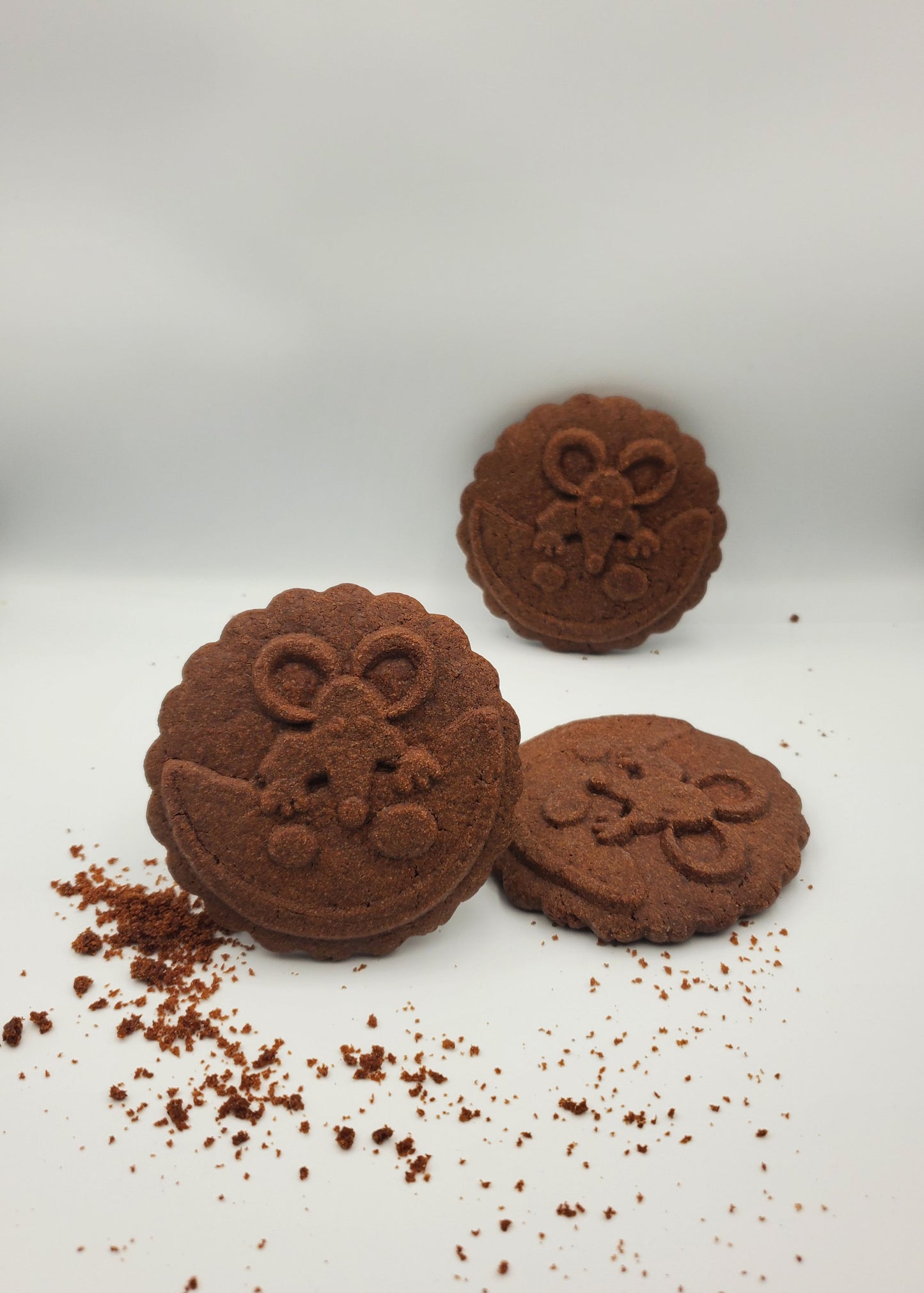 Biscuit gout chocolat forme souris