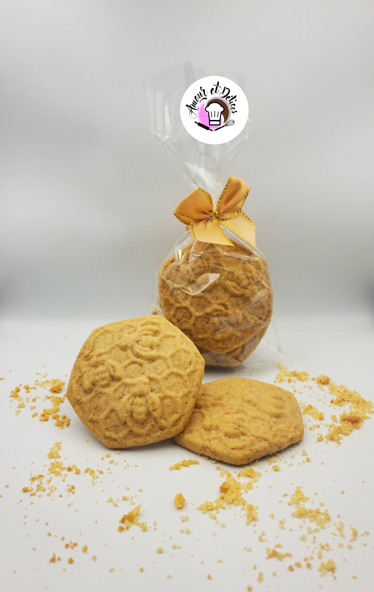 Biscuit gout vanille motif abeille