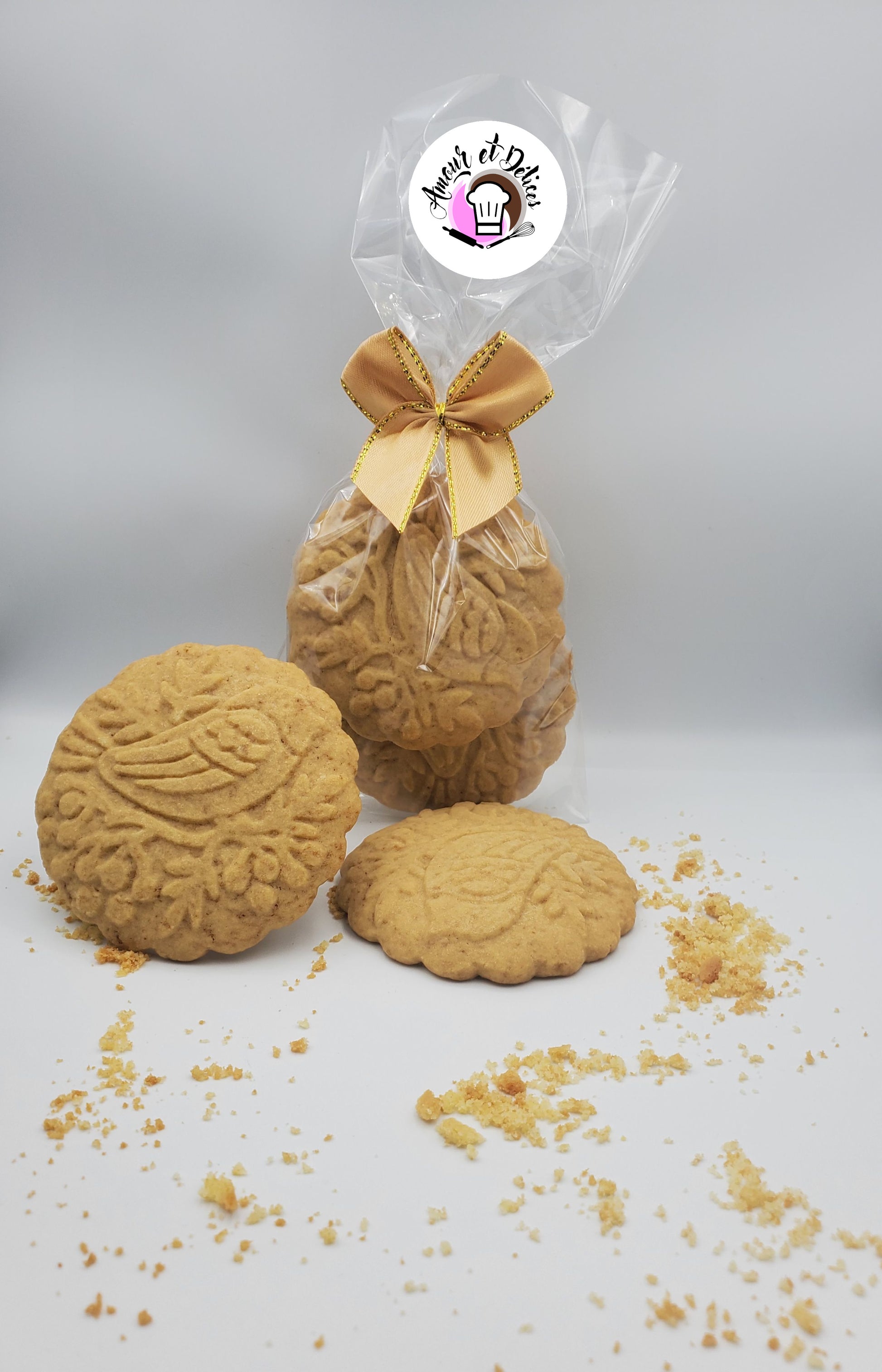 Biscuit gout vanille forme oiseau gros